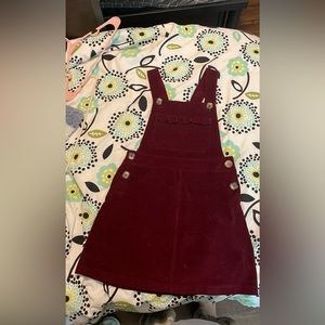 Cute Burgundy Overall — Size S